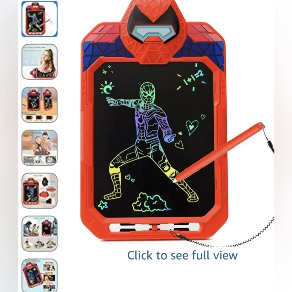 Mech Warrior (Spider-Man) LCD Writing Tablet - Blue, Green, Red